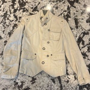 GStar Womens Jacket Size M Ivory Color